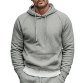 Men's Cotton Blend Athletic Loose Hoodie MTA2926K5X