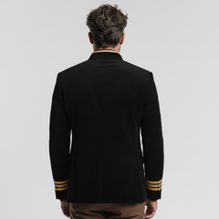 Men's Classic Corduroy Stand Collar Single-Breasted Jacket MTA1561K7K