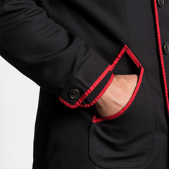 Men's Fashion Color-Blocked Cotton Blend Button-Up Shirt MTA1706K4P