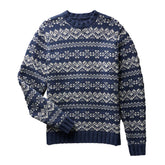 Men's Temperament Long Sleeve Pullover Jacquard Bottoming Sweater