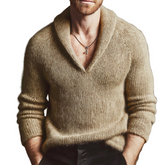 Men's Retro Casual Knitted Pullover Sweater MTA0364K1TO