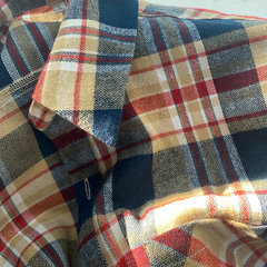 Men's Classic Casual Slim Fit Check Brushed Cotton Long Sleeve Shirt 91392940K