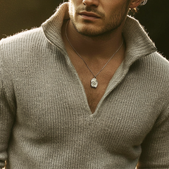 Men's Retro Casual Knitted Pullover SweaterMTA2829K3TO