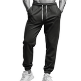 Men's Classic Casual Elastic Waist Faux Suede Pants MTA0161K8K