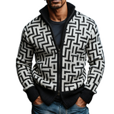 Men's Retro Casual Zipper Cardigan MTA2547K6TO