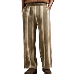 Men's Classic Casual Elastic Waist Knit Pants MTA0656K8K