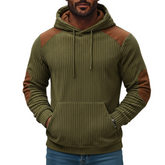 Men's Retro Corduroy And Suede Hooded MTA1976K9X