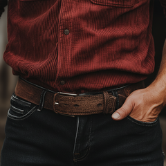 Men's Retro Corduroy Button-Up Shirt MTA1963K0P