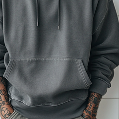 Men's Casual Washed Sports Loose-fitting Hoodie MTA0189L5X