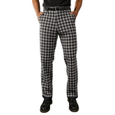 Men's Retro Casual Houndstooth Knit Pants MTA2226K2TO