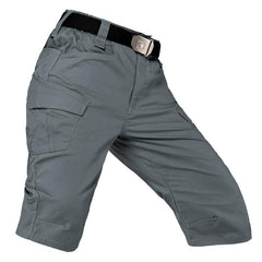 Men's Solid Color Cargo Shorts 48530337Y (Belt Excluded)