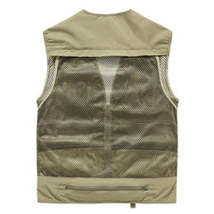 Men's Multi-pocket Outdoor Quick-drying Vest 96825875M