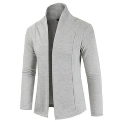 Men's V-Neck Solid Color Knit Sweater Cardigan 19310879X
