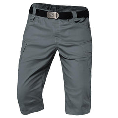 Men's Solid Color Cargo Shorts 48530337Y (Belt Excluded)
