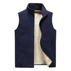 Men's Stand Collar Thickened Thermal Vest 95129486M
