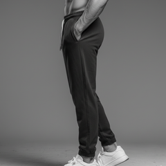 Men's Classic Casual Elastic Waist Faux Suede Pants MTA0161K8K