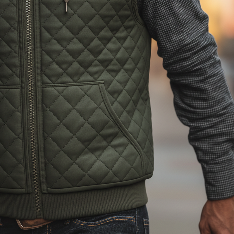 Men's Winter Fashion Quilted Hooded Sleeveless Vest MTA2874K6P