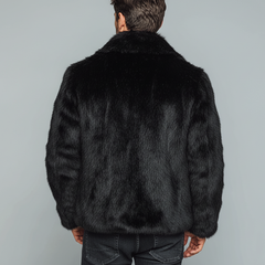 Men's Winter Warm Faux Fleece Mink Zip-up Jacket MTA1208K3U