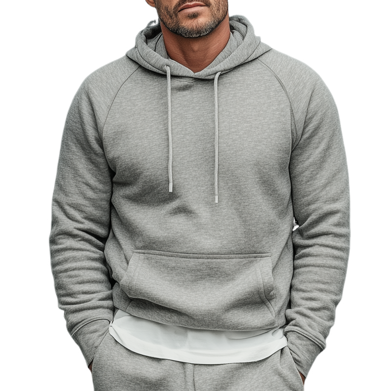 Men's Cotton Blend Athletic Loose Hoodie MTA2926K5X
