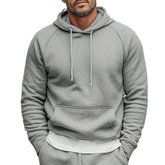 Men's Cotton Blend Athletic Loose Hoodie MTA2926K5X