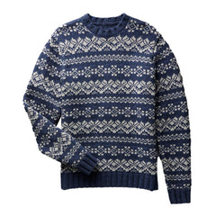 Men's Temperament Long Sleeve Pullover Jacquard Bottoming Sweater