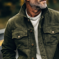 Men's Retro Casual Lapel Button Jacket MTA1103K9TO