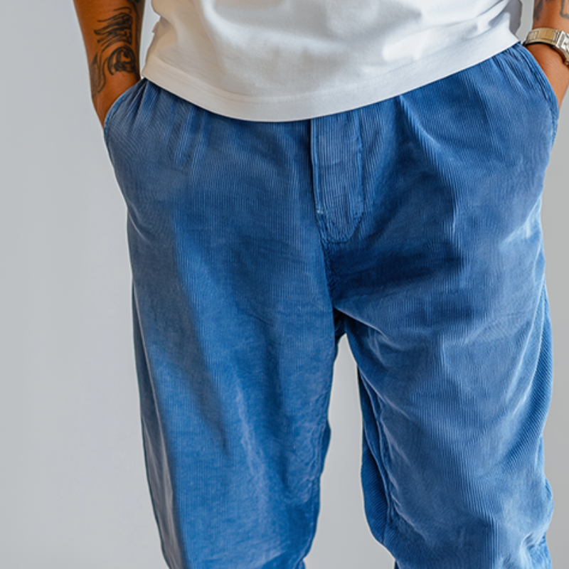 Men's Retro Casual Corduroy Pants MTA3036J3TO
