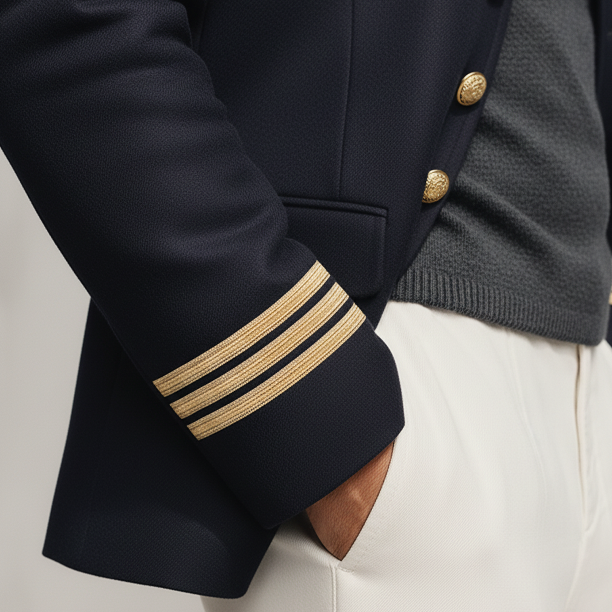 Men's Classic Retro Stand-up Collar Faux Wool Jacket MTA0327K7K