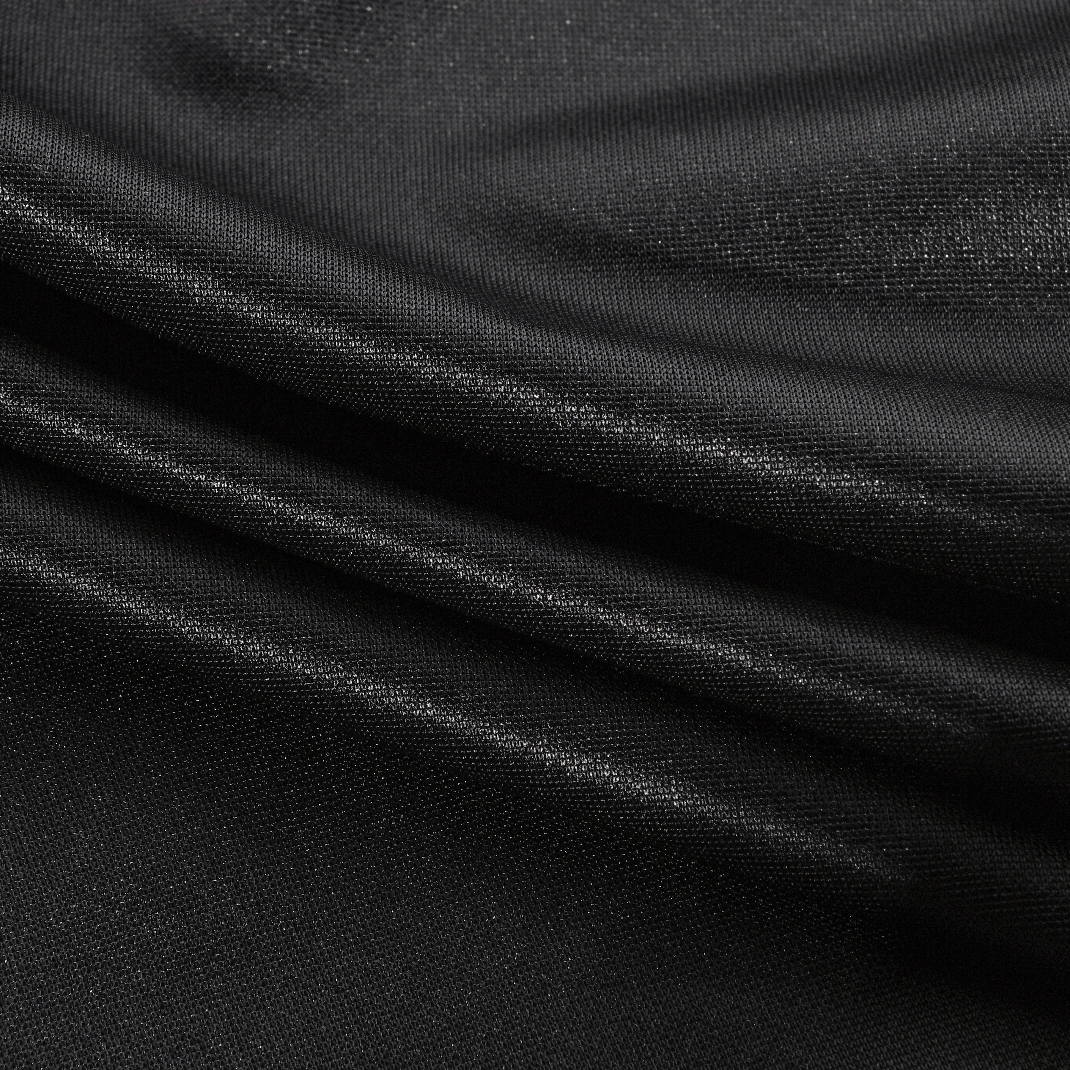 Men's Pu Leather Stitching Zip-up Round Neck Long-sleeved T-shirt（Internal T-shirt not included) 12785925U