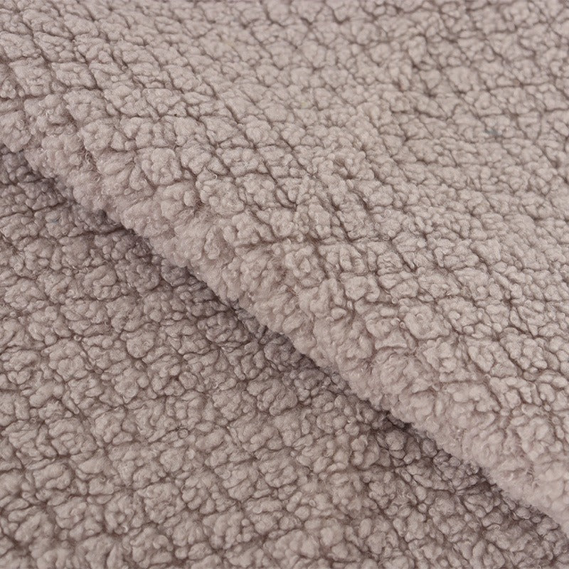 Men's Solid Color Fleece Collar Button-down Shirt Jacket MTA0165K6X