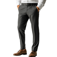 Men's Casual Blended Fabric Suit Pants MTA2663K0X