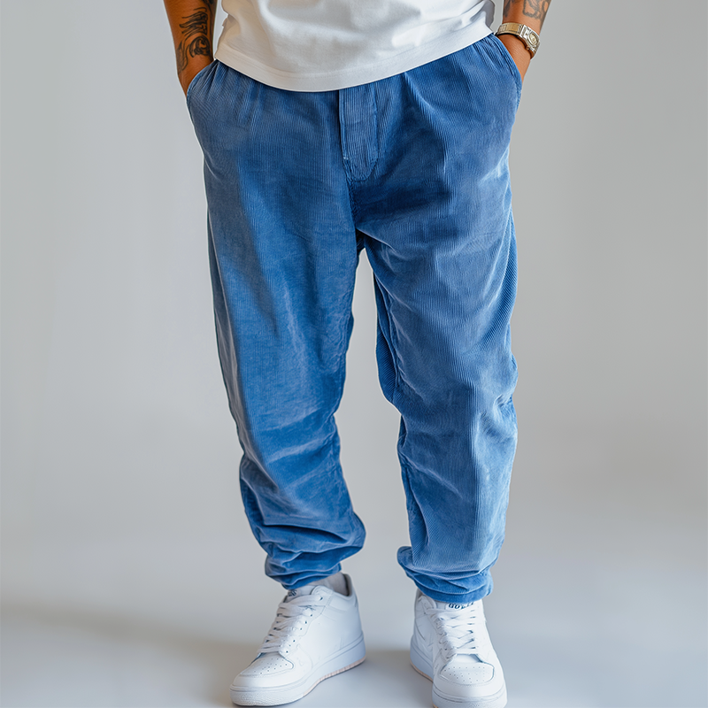 Men's Retro Casual Corduroy Pants MTA3036J3TO