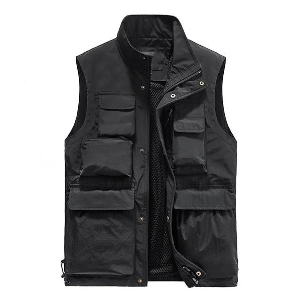 Men's Outdoor Multi-pocket Quick-drying Vest 65344280M