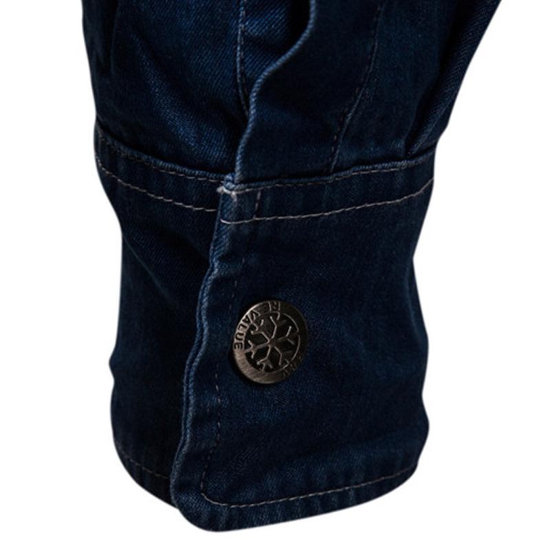 Men's Washed Denim Long Sleeve Shirt 38818803X