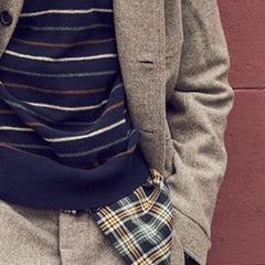 Men's Vintage Casual Twill Lapel Jacket 83806826X