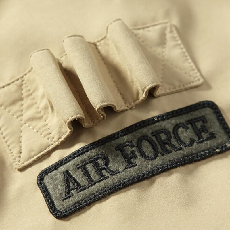 Men's Vintage Double Face Distressed Cropped Jacket 12754532U