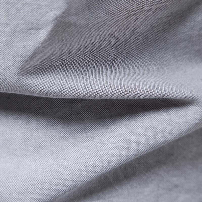 Men's Solid Color Short Sleeve Lapel Shirt 05430490X