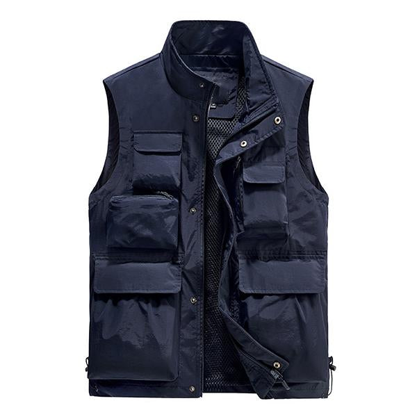 Men's Outdoor Multi-pocket Quick-drying Vest 65344280M