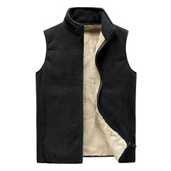 Men's Stand Collar Thickened Thermal Vest 95129486M