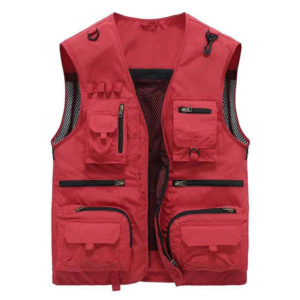 Men's Multi-pocket Outdoor Quick-drying Vest 96825875M