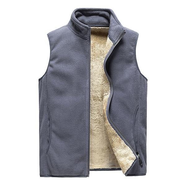 Men's Stand Collar Thickened Thermal Vest 95129486M