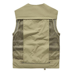 Men's Multi-pocket Outdoor Quick-drying Vest 96825875M