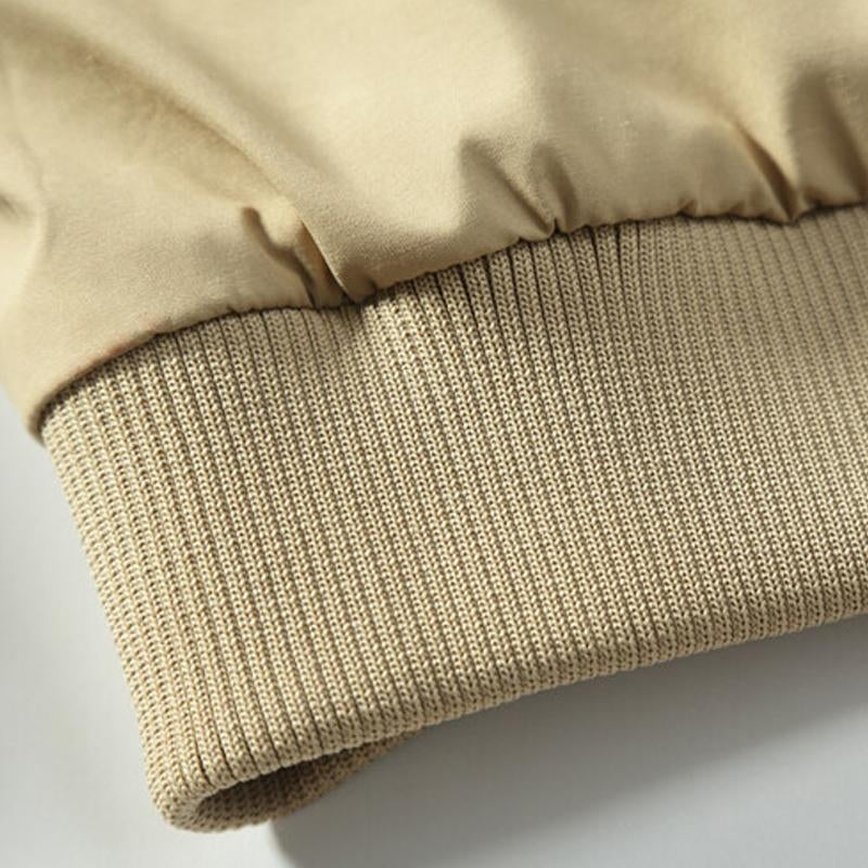 Men's Vintage Double Face Distressed Cropped Jacket 12754532U