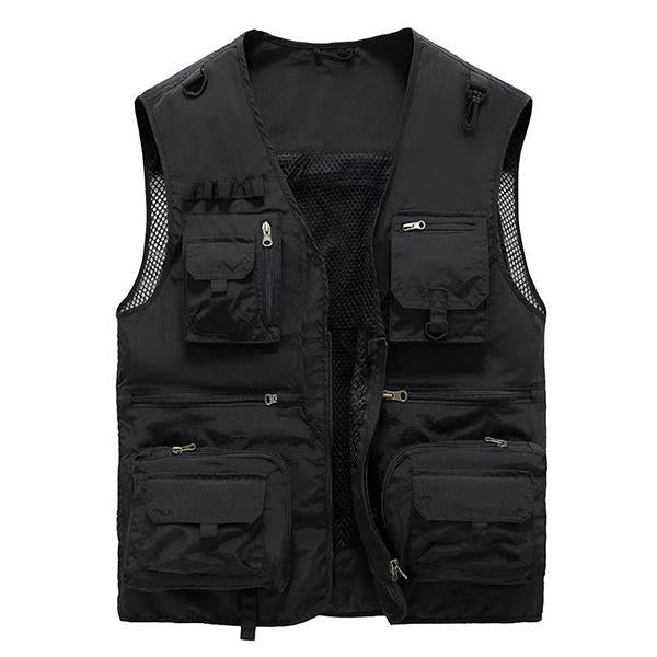 Men's Multi-pocket Outdoor Quick-drying Vest 96825875M