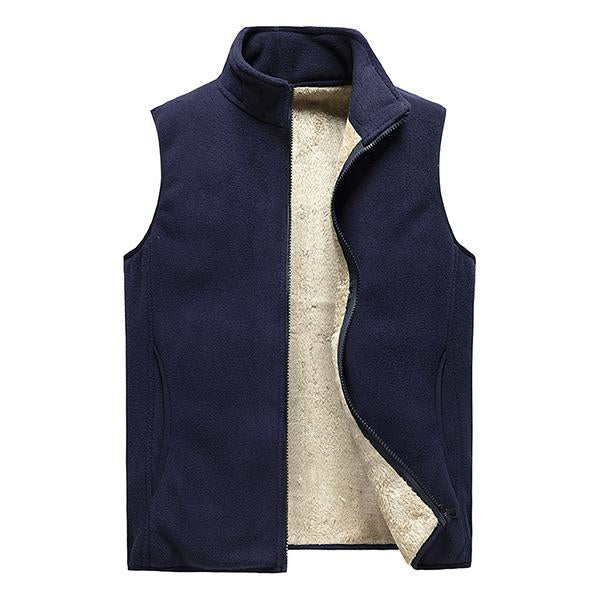 Men's Stand Collar Thickened Thermal Vest 95129486M