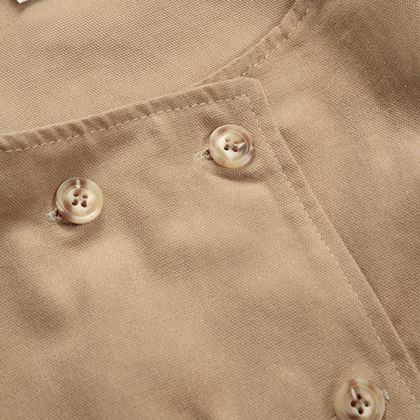 Men's Vintage Loose Workwear Double Breasted Vest 29050315M