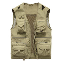 Men's Multi-pocket Outdoor Quick-drying Vest 96825875M