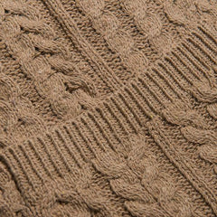 Men's V-Neck Twisted Knit Single Breasted Vest 41270854M