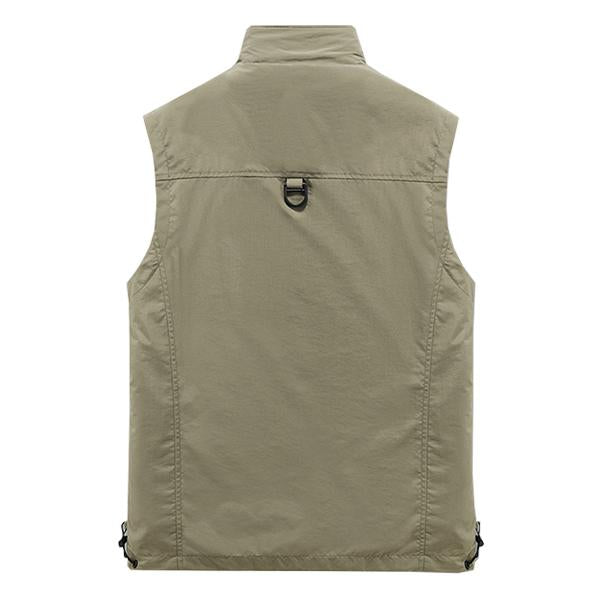 Men's Outdoor Multi-pocket Quick-drying Vest 65344280M