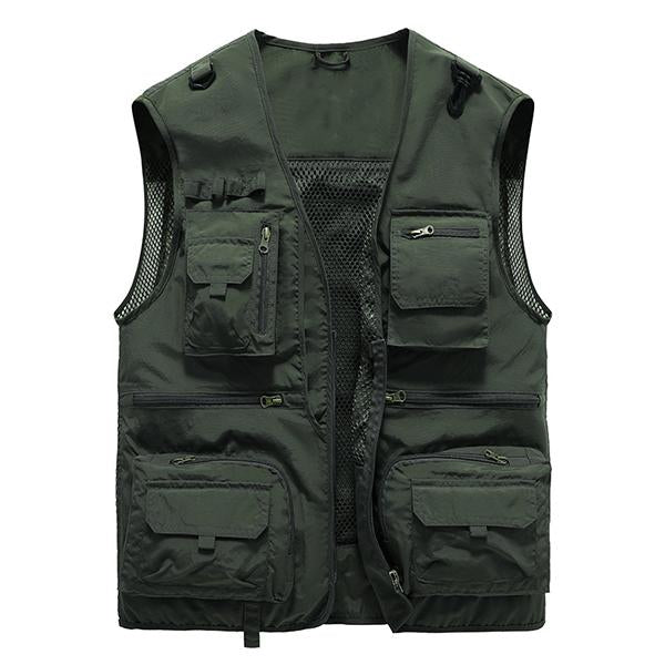 Men's Multi-pocket Outdoor Quick-drying Vest 96825875M